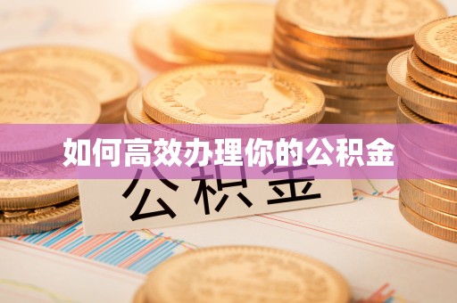 镇宁如何高效办理你的公积金