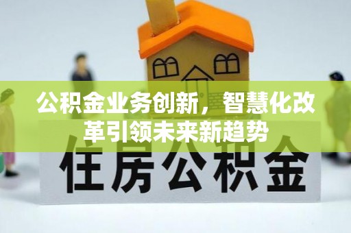 镇宁公积金业务创新，智慧化改革引领未来新趋势
