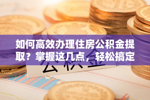 镇宁如何高效办理住房公积金提取？掌握这几点，轻松搞定！